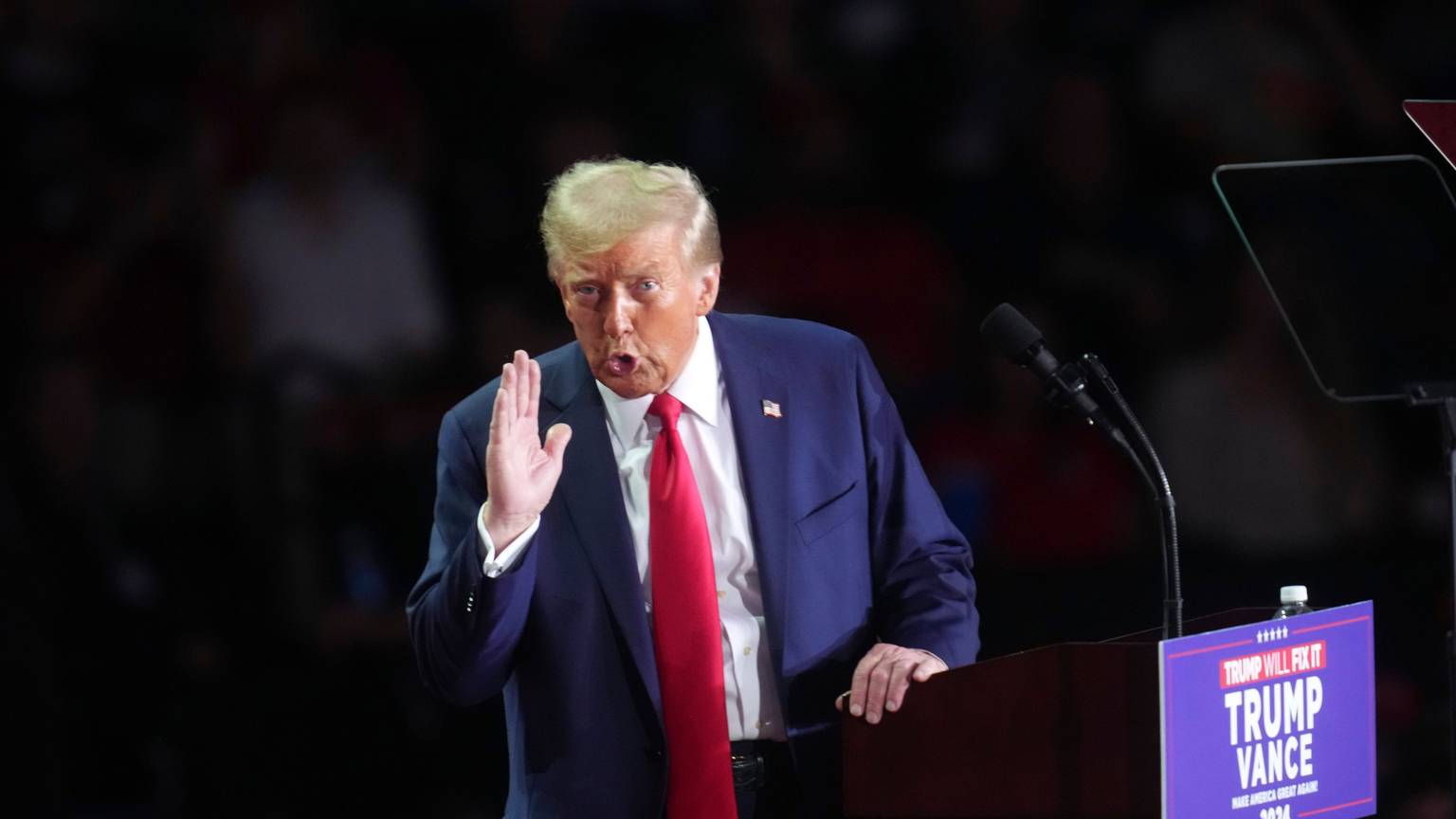 Donald Trump im Wahlkampf