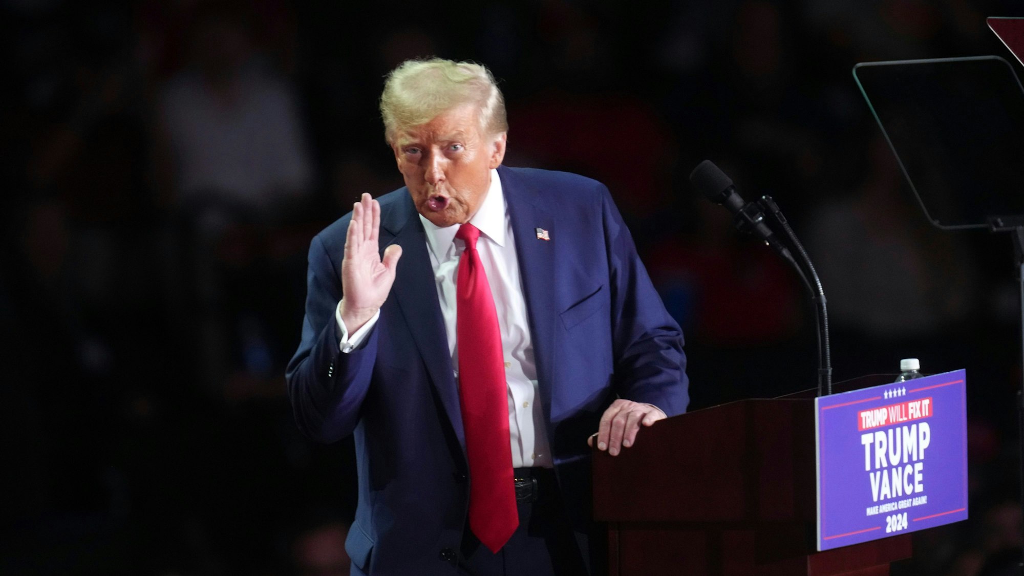 Donald Trump im Wahlkampf