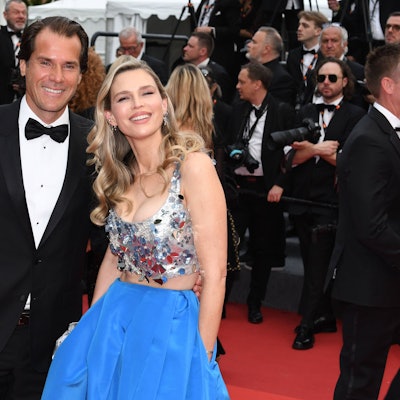 Tommy Haas und seine Verlobte Sara Foster auf dem roten Teppich.