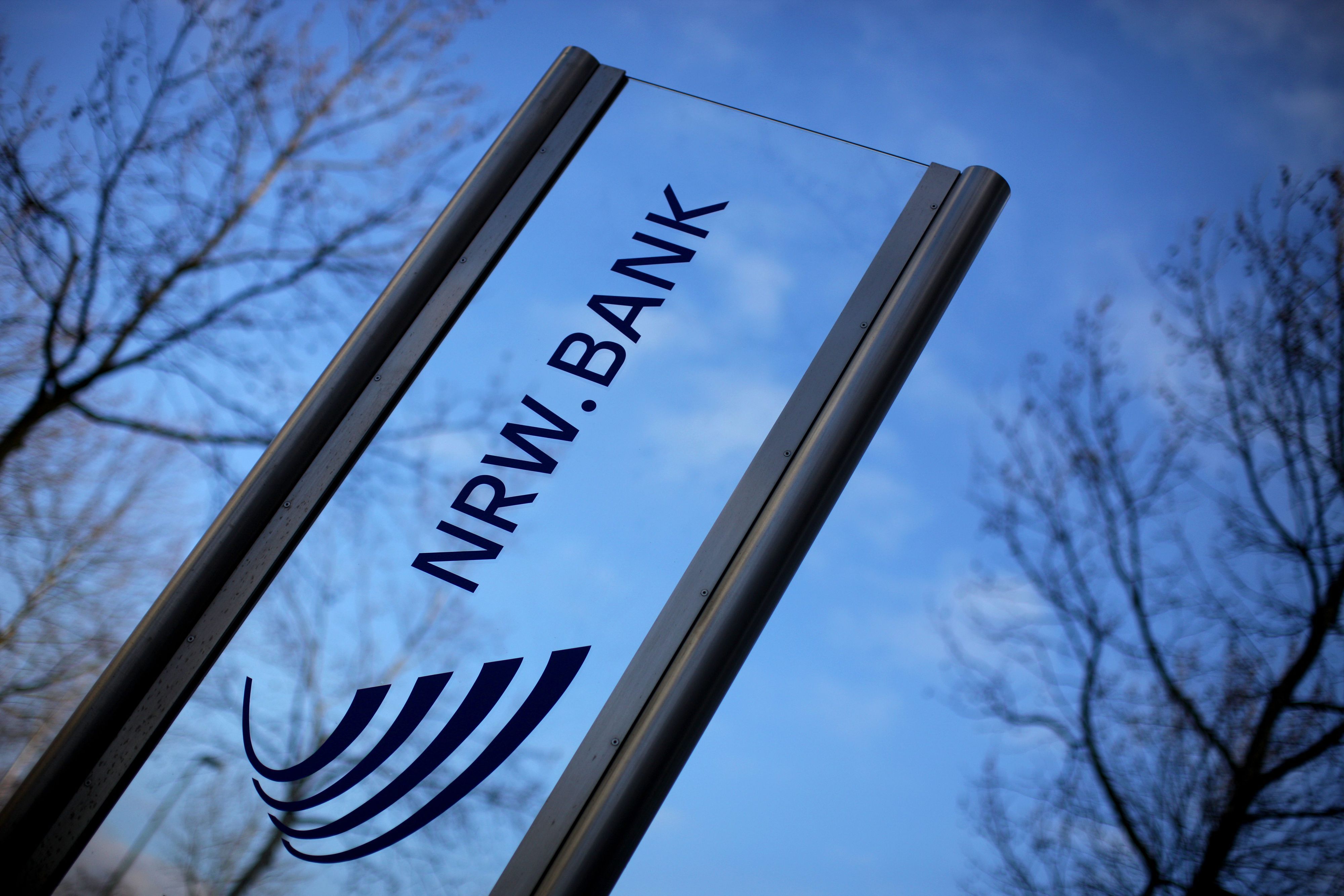 Das Logo der NRW-Bank.