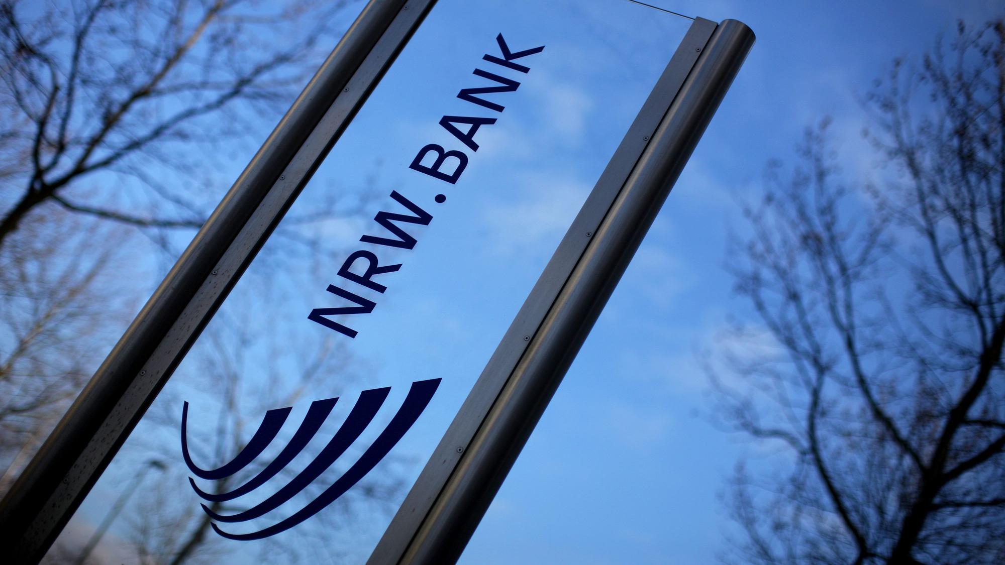 Das Logo der NRW-Bank.