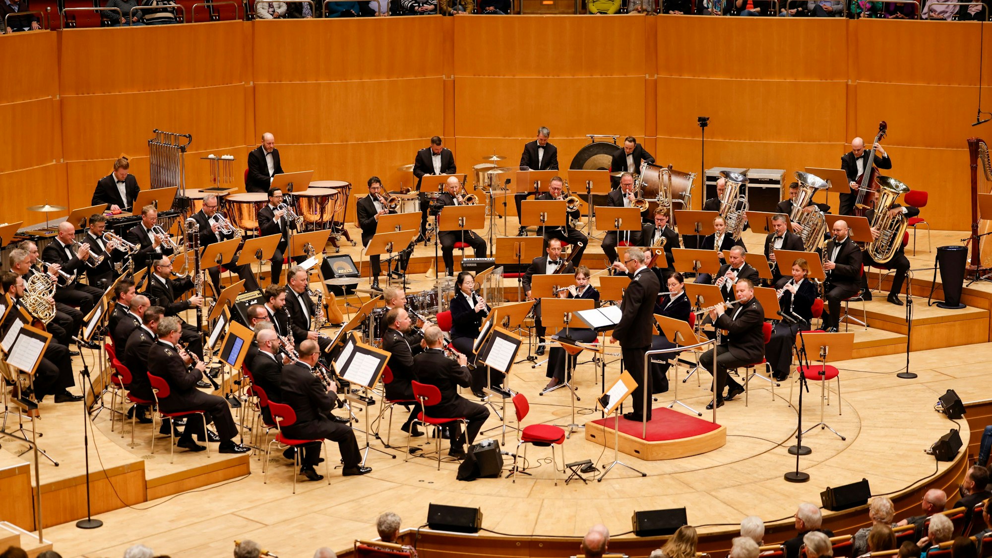 Ganz im Zeichen der Demokratie hatte im vergangenen Jahr das Konzertprogramm des Musikkorps der Bundeswehr in der Philharmonie gestanden.