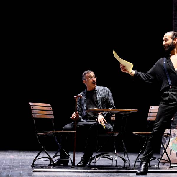Voller Körpereinsatz: Massimo Sinató bei der „Moulin Rouge“-Probe im Musical Dome.