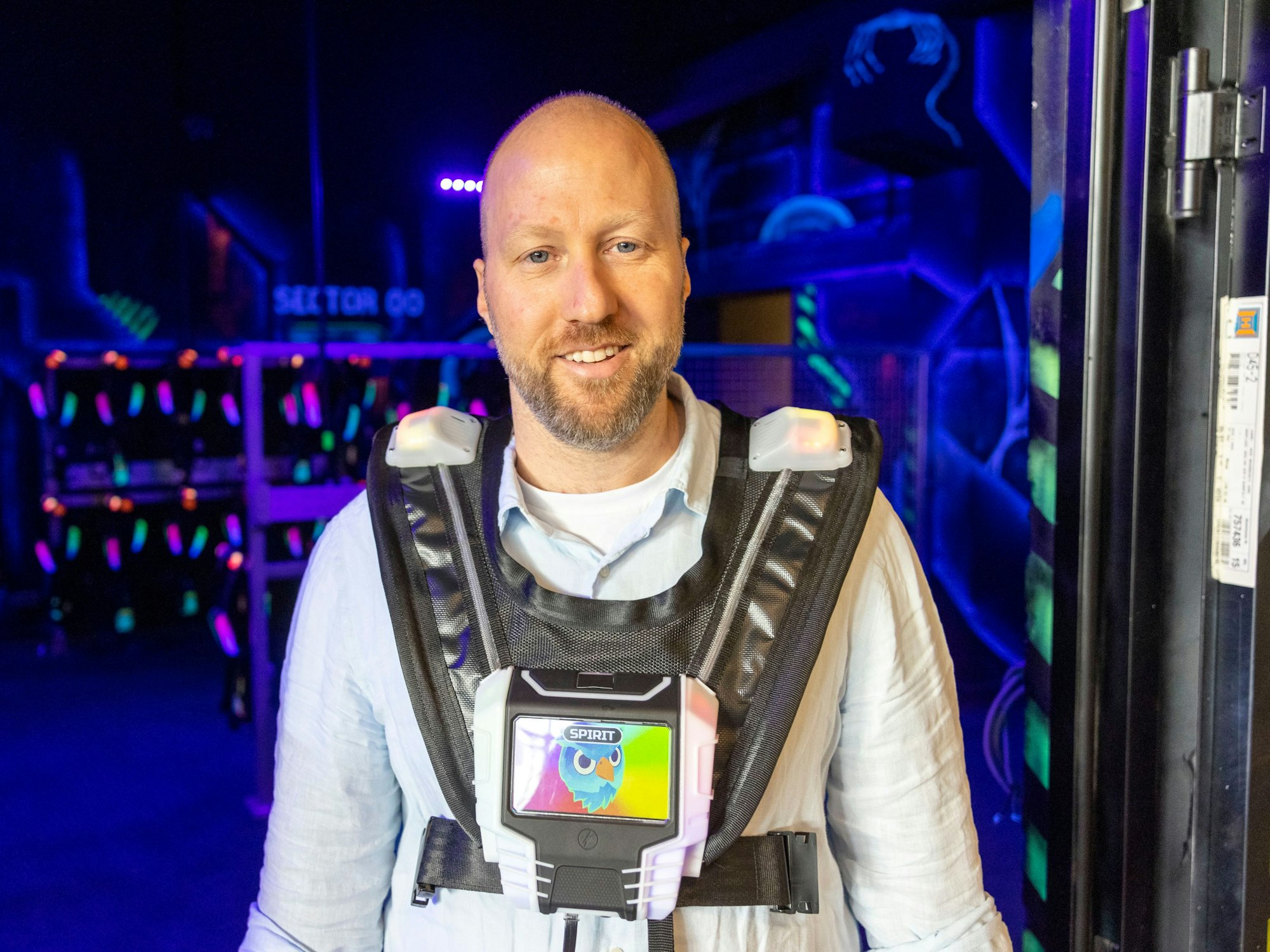 Laserzone-Gründer Patrick Wrobel