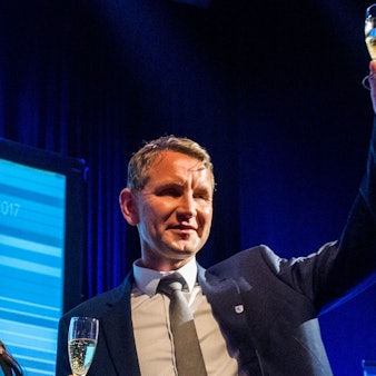 AfD-Politiker Björn Höcke gehörte zu den ersten Gratulanten für Donald Trump aus Deutschland. (Archivbild)