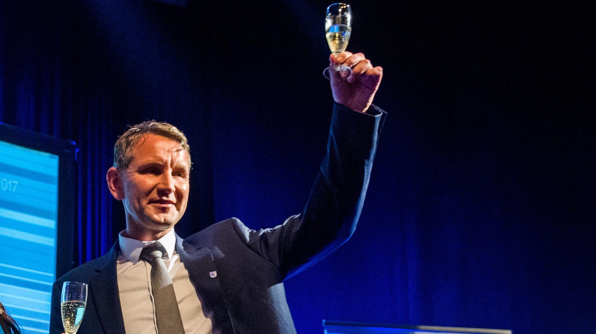 AfD-Politiker Björn Höcke gehörte zu den ersten Gratulanten für Donald Trump aus Deutschland. (Archivbild)
