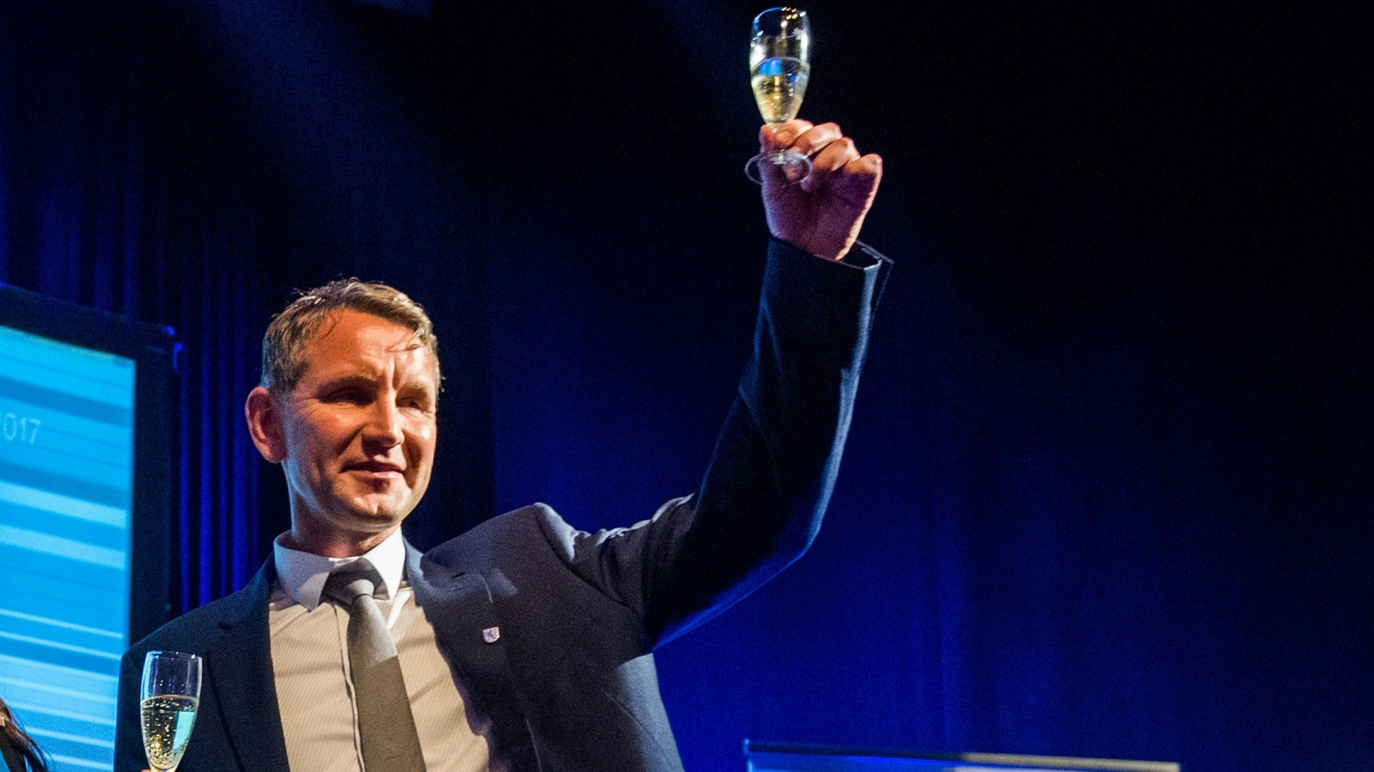 AfD-Politiker Björn Höcke gehörte zu den ersten Gratulanten für Donald Trump aus Deutschland. (Archivbild)