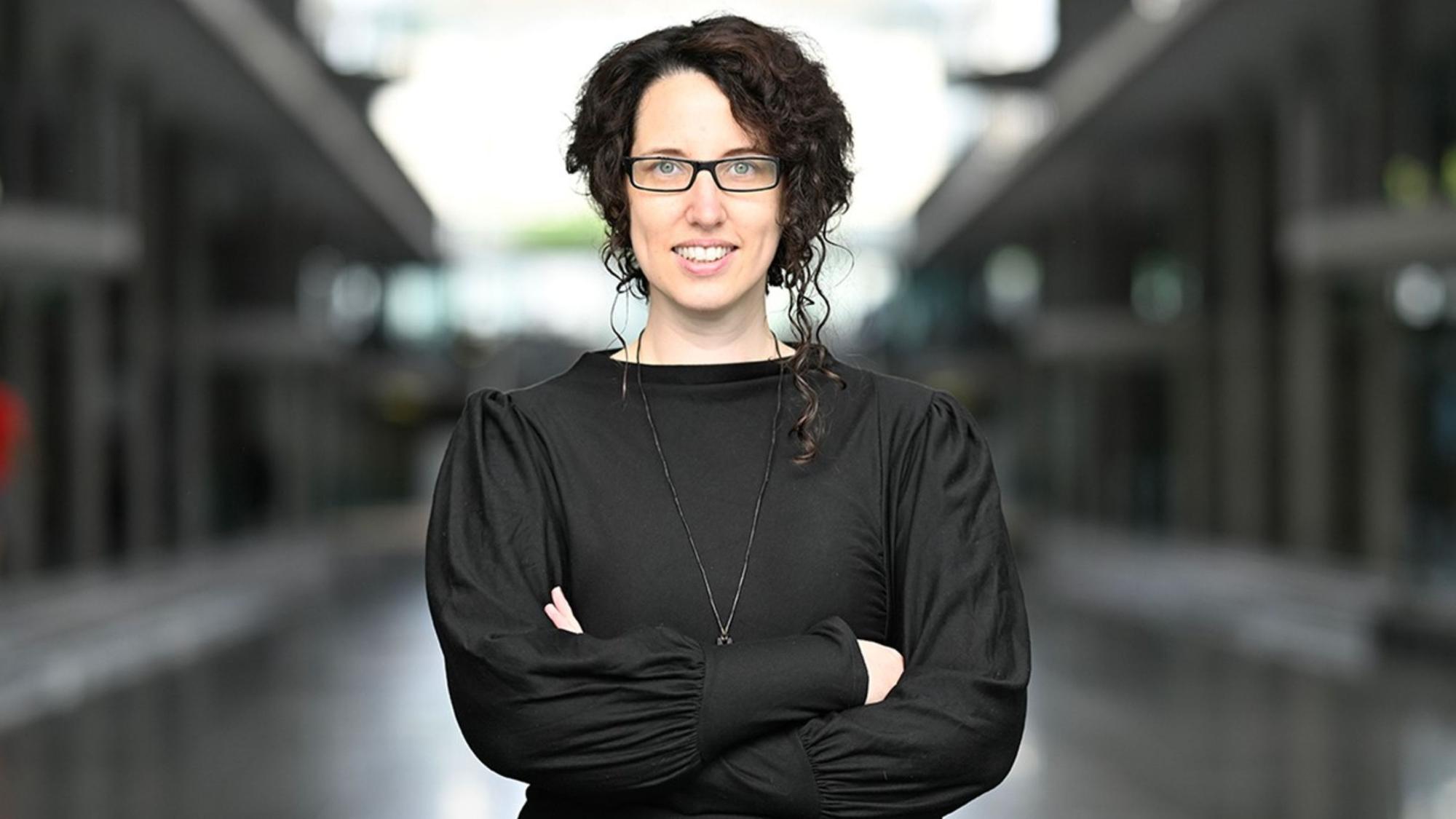Sabine Grützmacher, Grüne-Bundestagsabgeordnete, im Porträt.