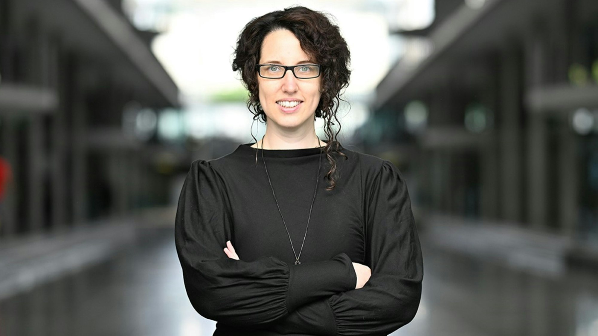 Sabine Grützmacher, Grüne-Bundestagsabgeordnete, im Porträt.