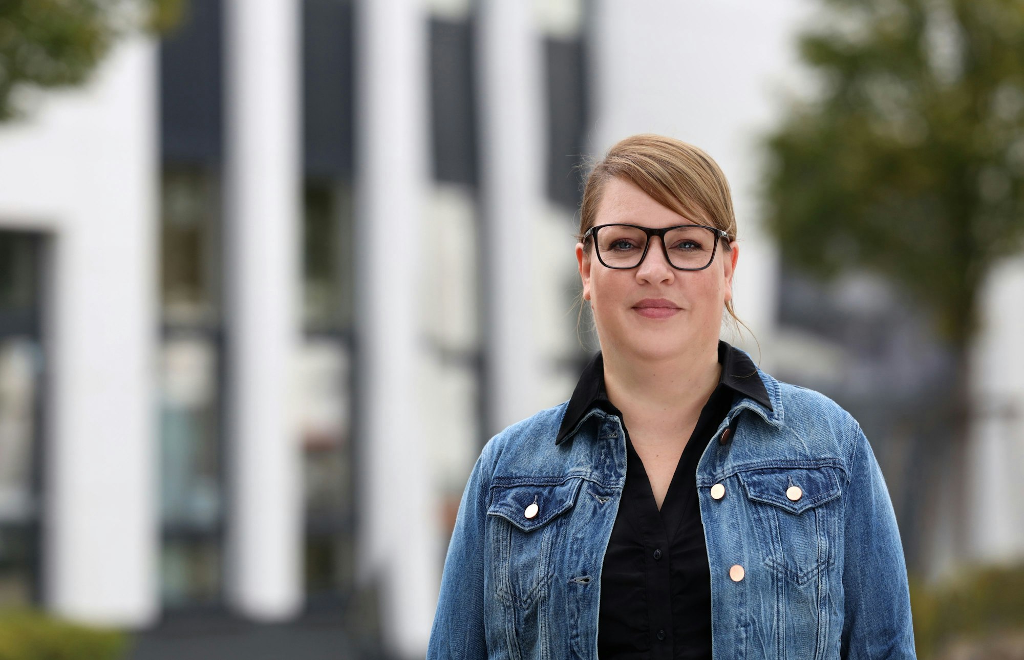 Auf dem Foto ist die SPD-Bundestagskandidatin Andrea Kanonenberg zu sehen.