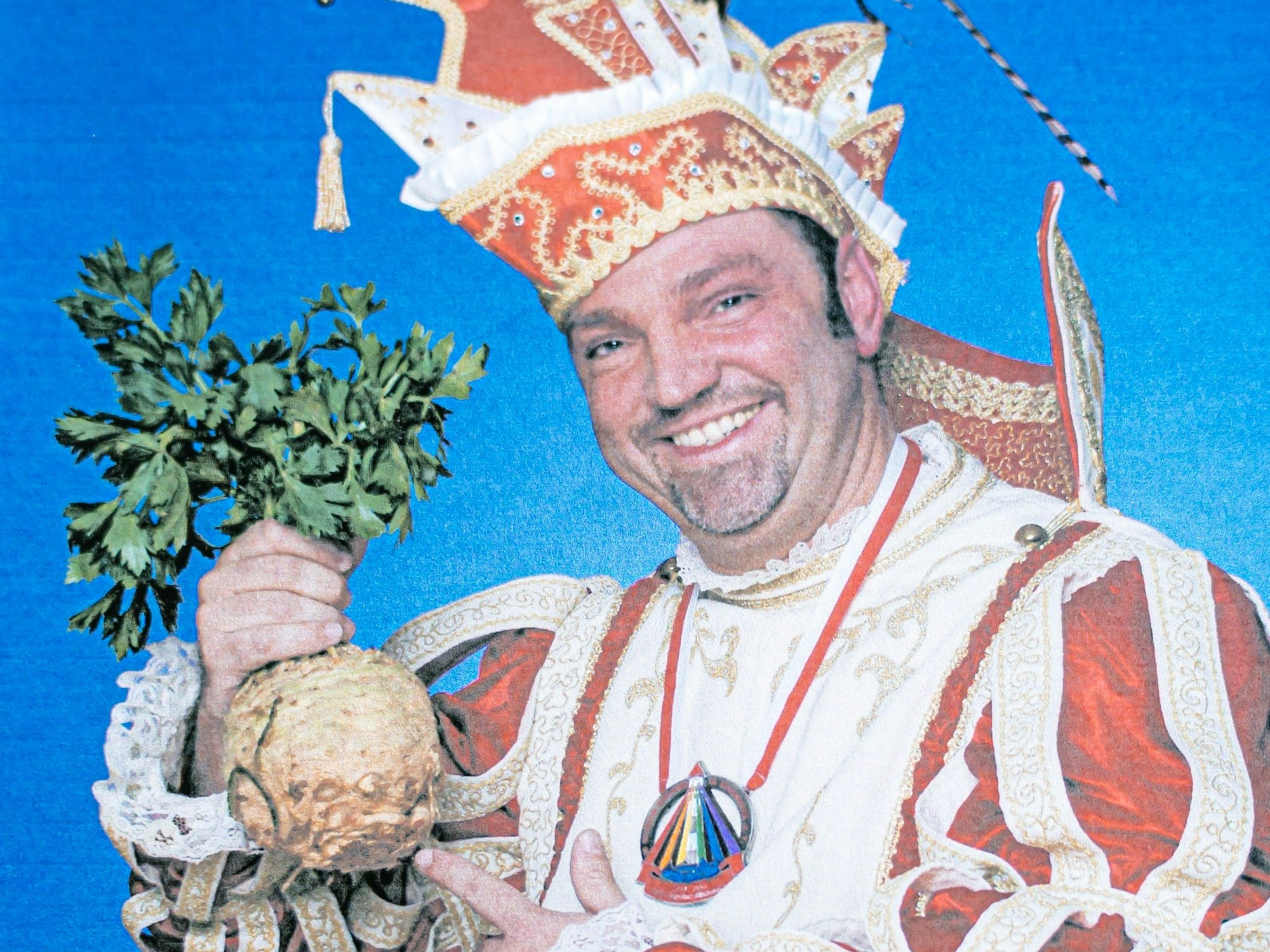 .Michael Stamm war bereits Sellerieprinz in Düsseldorf.