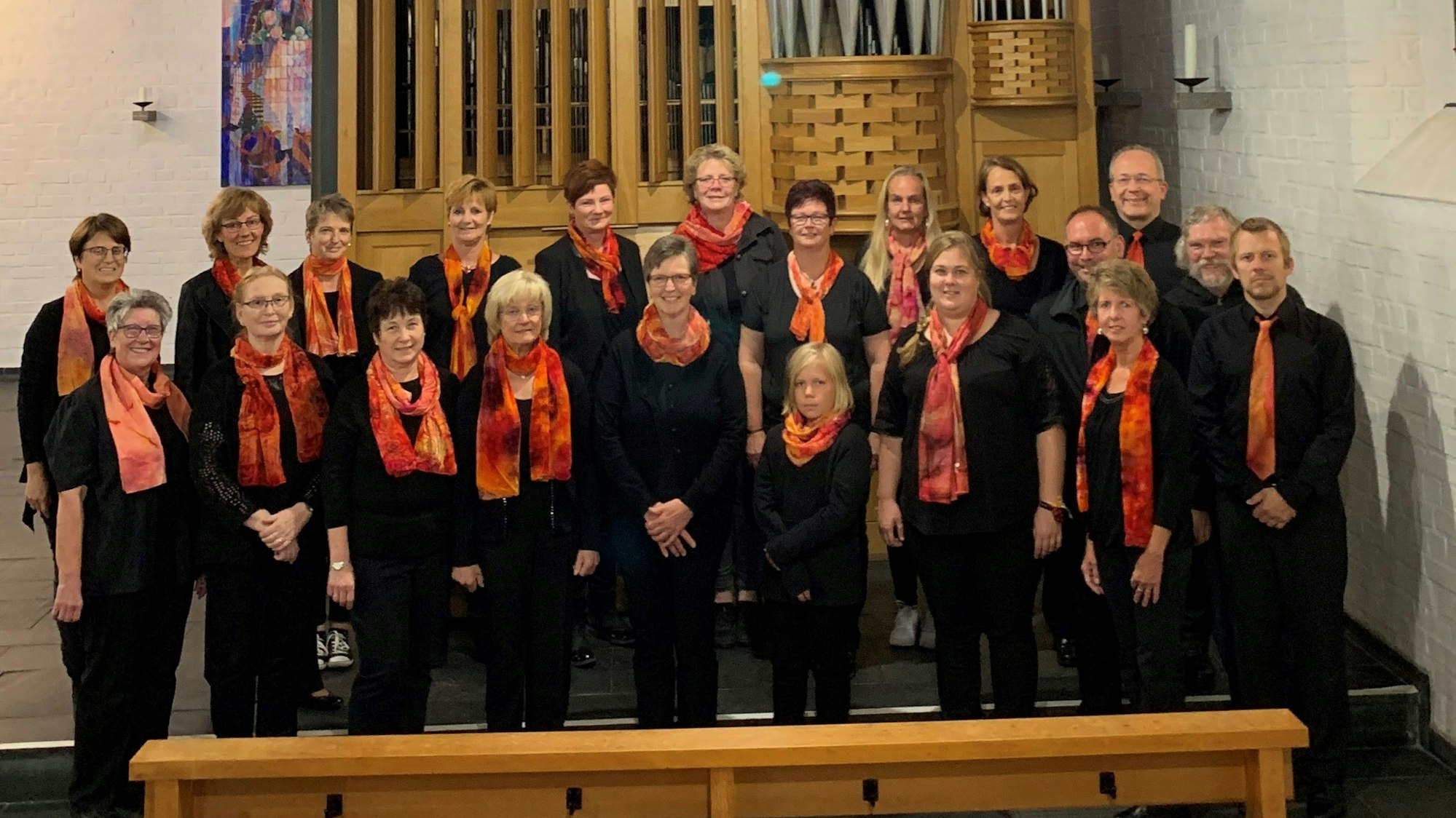 Der Chor in einer Kirche.