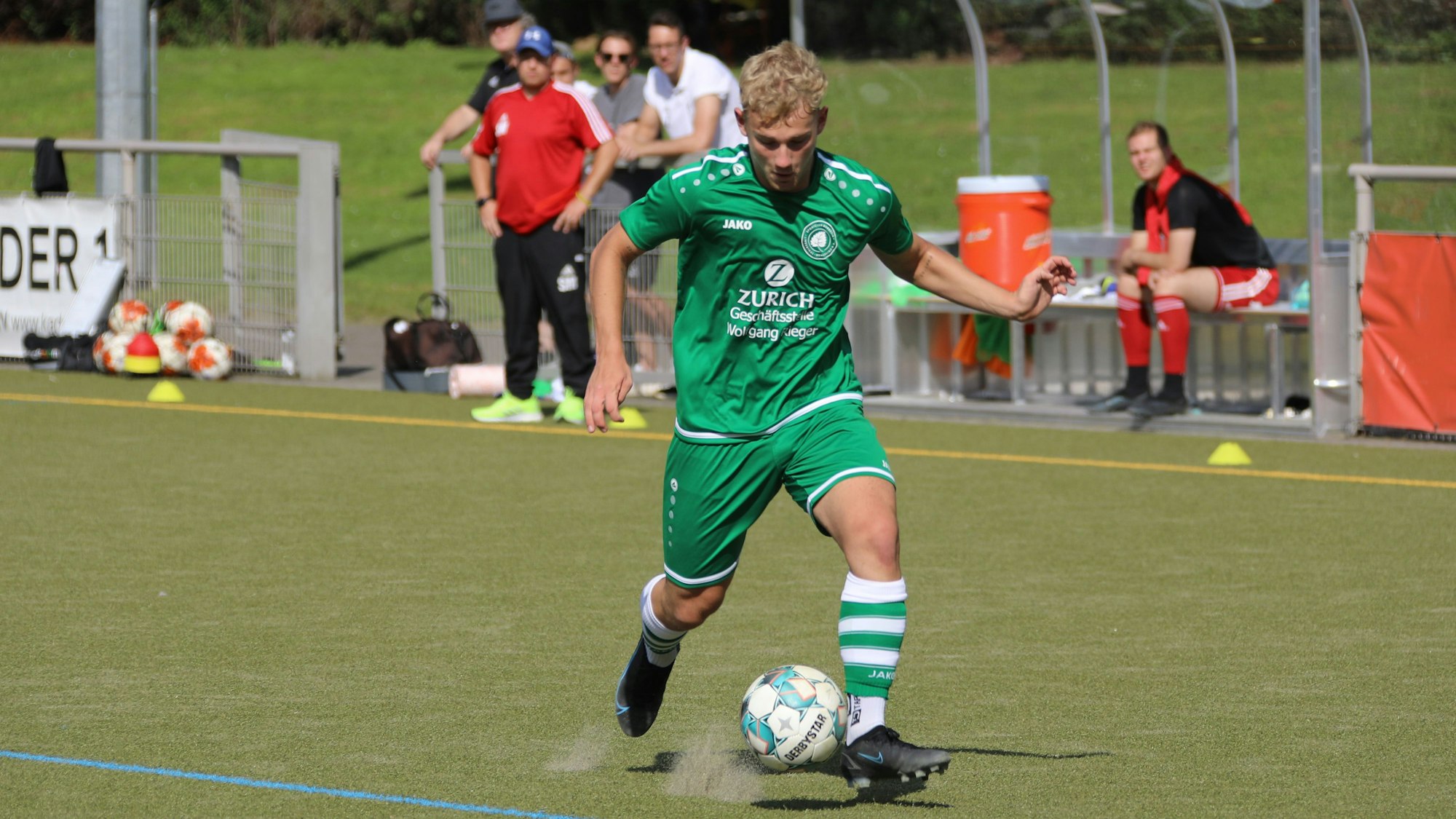Borussia Lindenthal-Hohenlind - SV Schlebusch Westkampfbahn Köln Deutschland 05.09.2021 Alexander Fuchs (Lindenthal) Copyright Eduard Bopp Sportfotografie mail@fotobopp.de