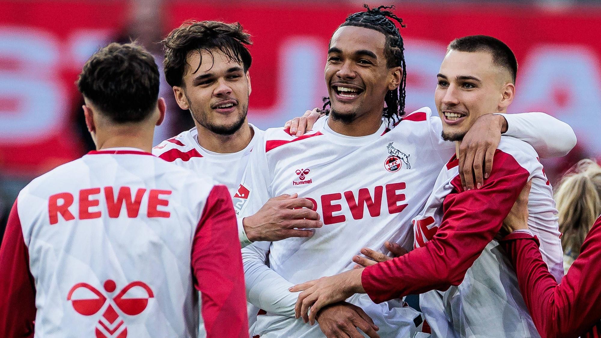 Zum Auftakt der Trainingswoche nicht dabei: die FC-U21-Nationalspieler Max Finkgräfe (l.) und Damion Downs sowie der angeschlagene Tim Lemperle (r.).