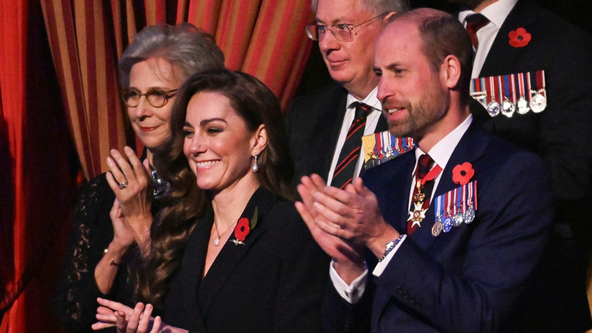 Prinzessin Kate und Prinz William beim „Festival of Remembrance“ in der Royal Albert Hall am vergangenen Wochenende.