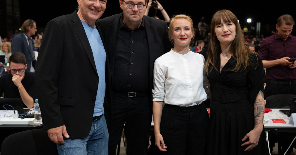 Bundestagswahl Jan Van Aken Und Heidi Reichinnek Spitzenduo Der Linke Bundestagswahl Jan Van Aken Und Heidi Reichinnek Spitzenduo Der Linke