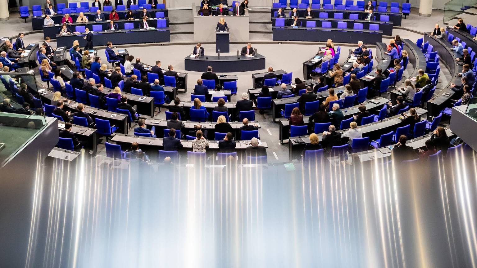 Das Plenum des Deutschen Bundestages.