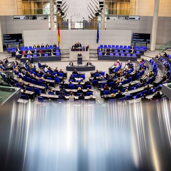 Das Plenum des Deutschen Bundestages.