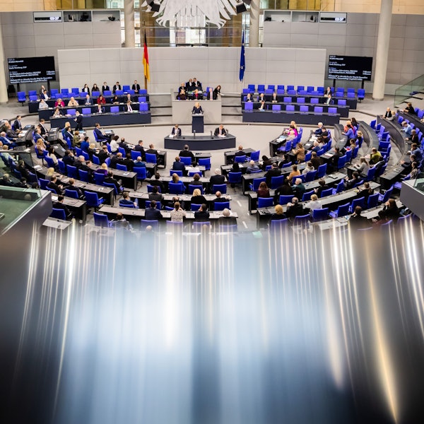 Das Plenum des Deutschen Bundestages.