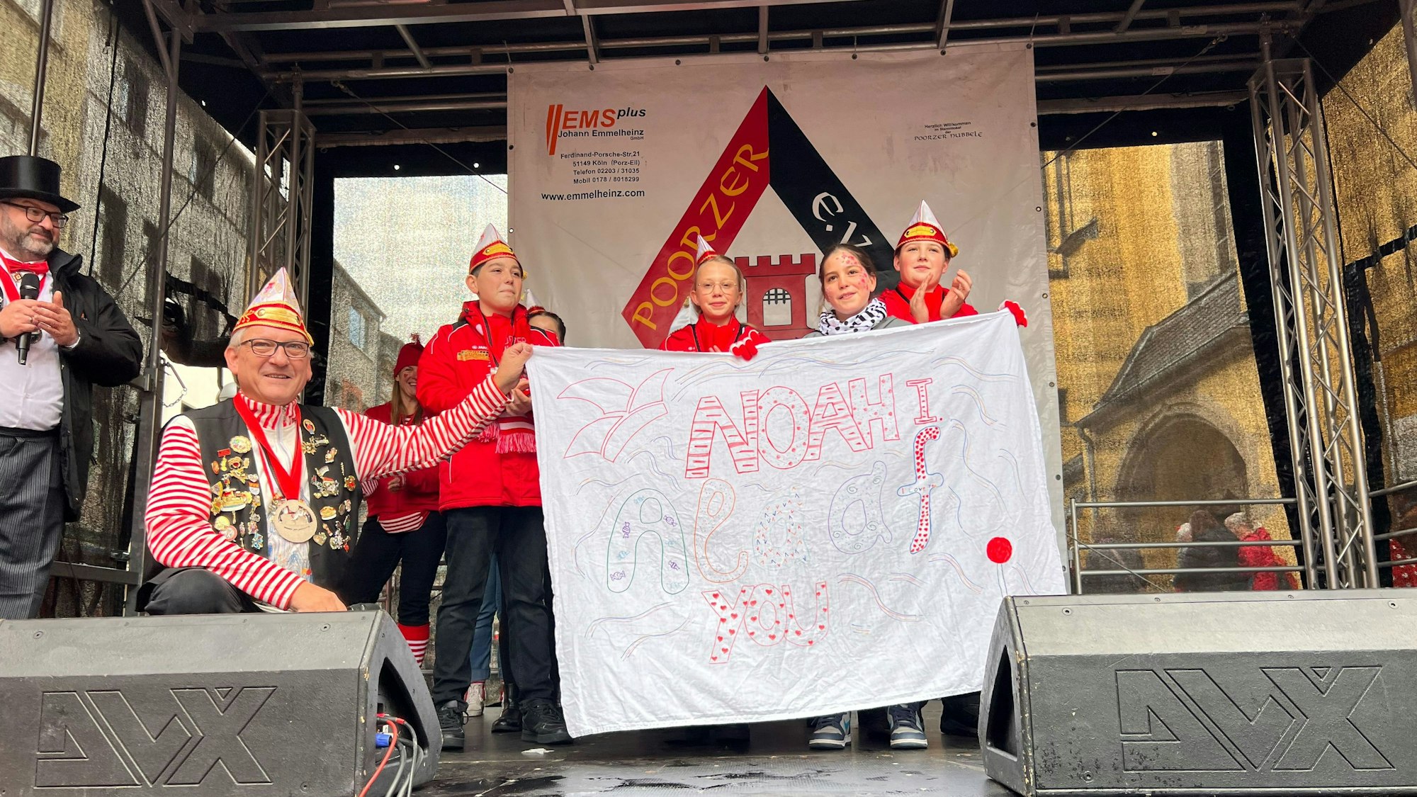 Eine Botschaft von Lea an ihren Bruder Noah: Noah Alaaf You.