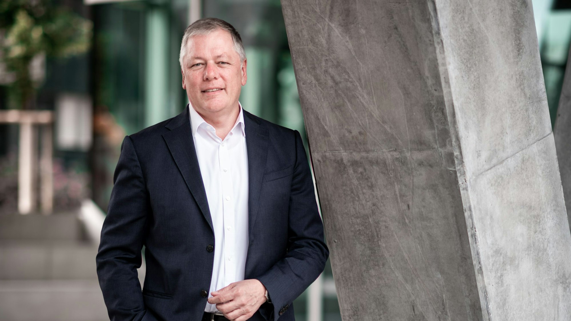 Gespräch mit dem Westlotto-Chef Andreas Kötter im FMO in Essen.
Foto: Fabian Strauch / FUNKE Foto Services GmbH