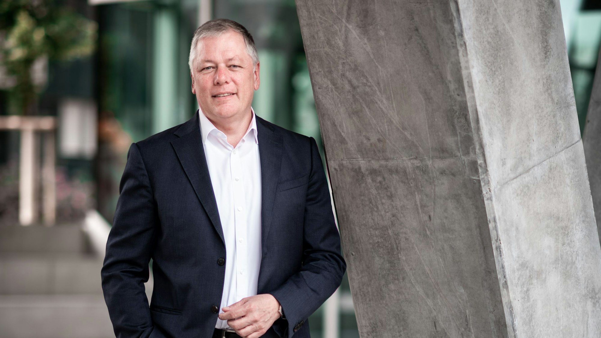 Gespräch mit dem Westlotto-Chef Andreas Kötter im FMO in Essen.
Foto: Fabian Strauch / FUNKE Foto Services GmbH