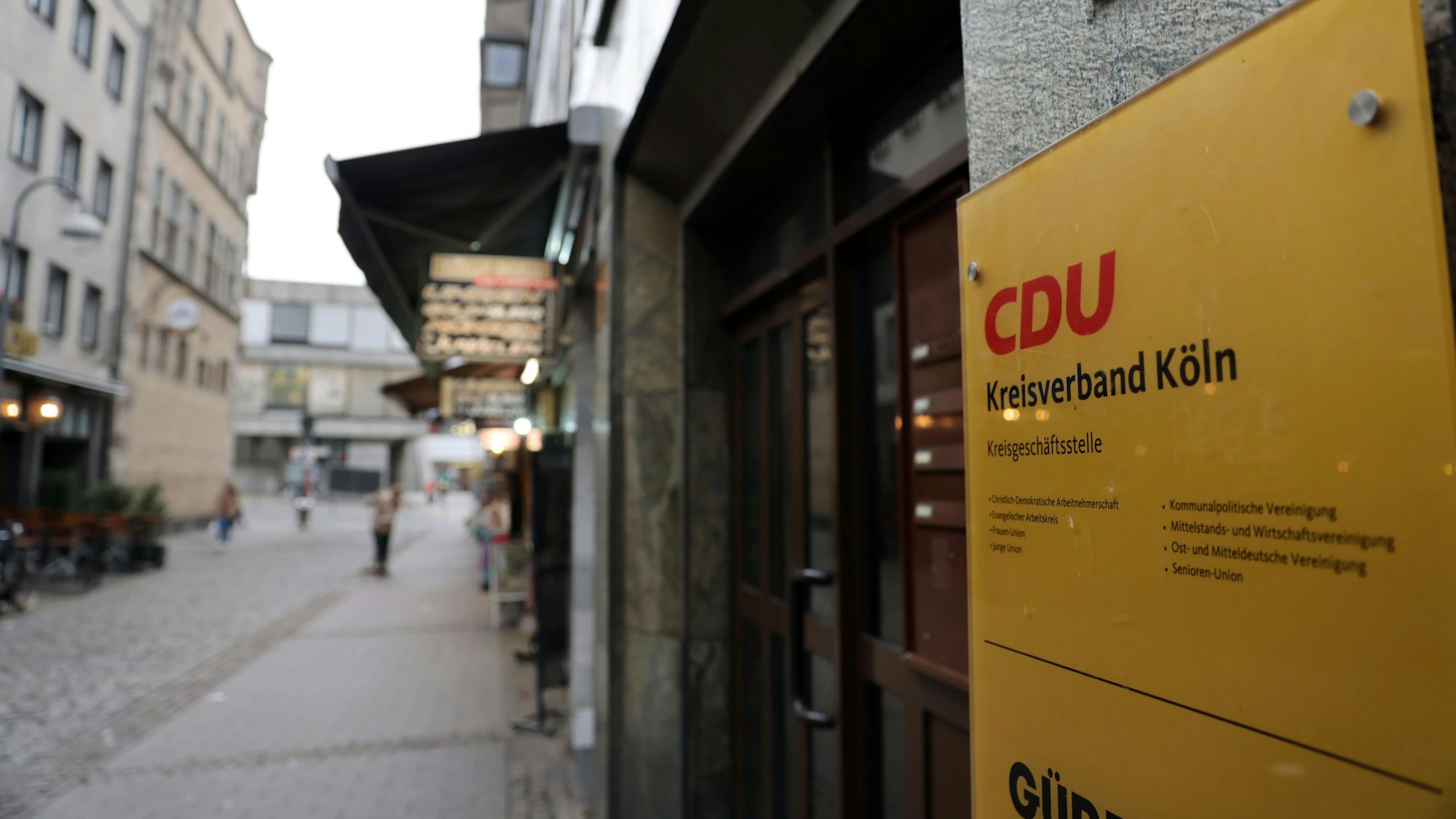 Die CDU-Geschäftsstelle in der Kölner Innenstadt.