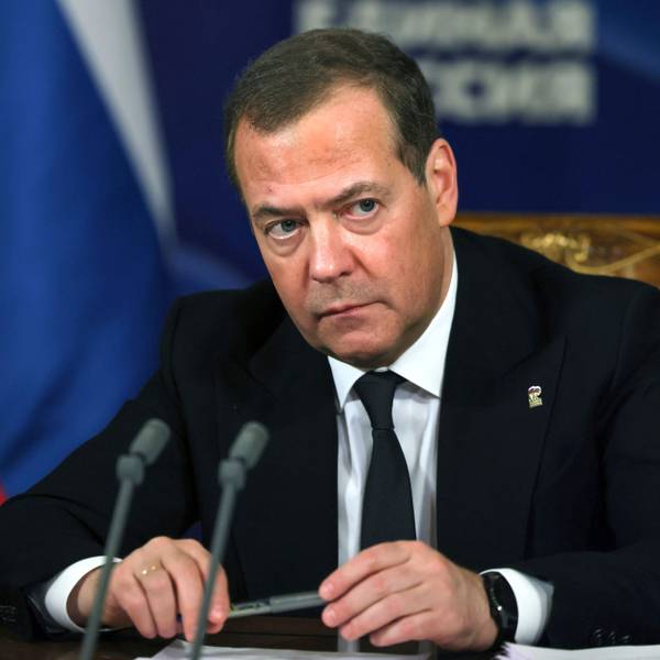 Dmitri Medwedew, stellvertretender Vorsitzende des Sicherheitsrates von Russland und Ex-Präsident, hat CDU-Chef Friedrich Merz mit schrillen Worten attackiert. (Archivbild)