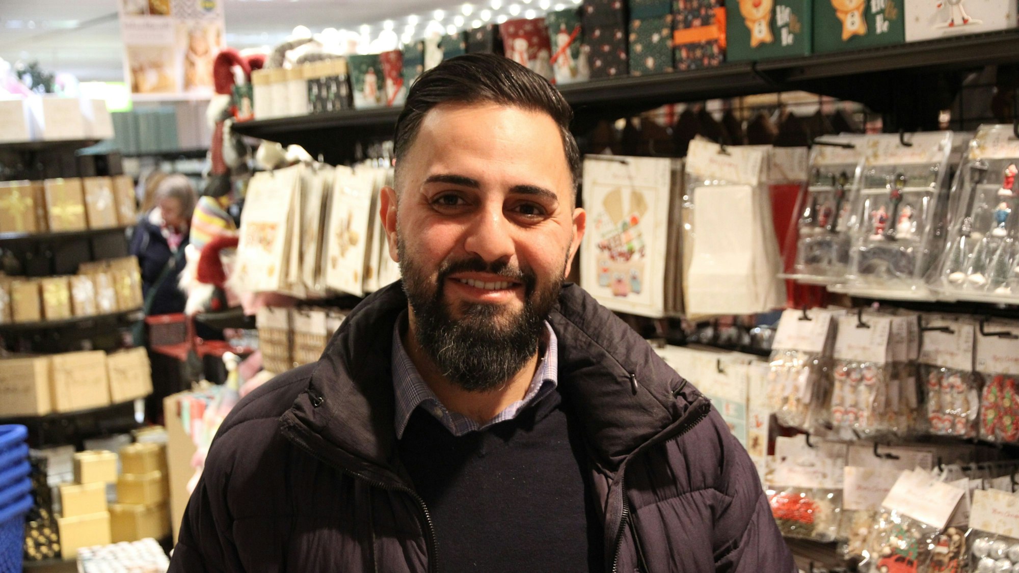 Neueröffnung Tedi an der Siegburger Kaiserstraße, Tedi-Bereichsleiter Arian Rupusch