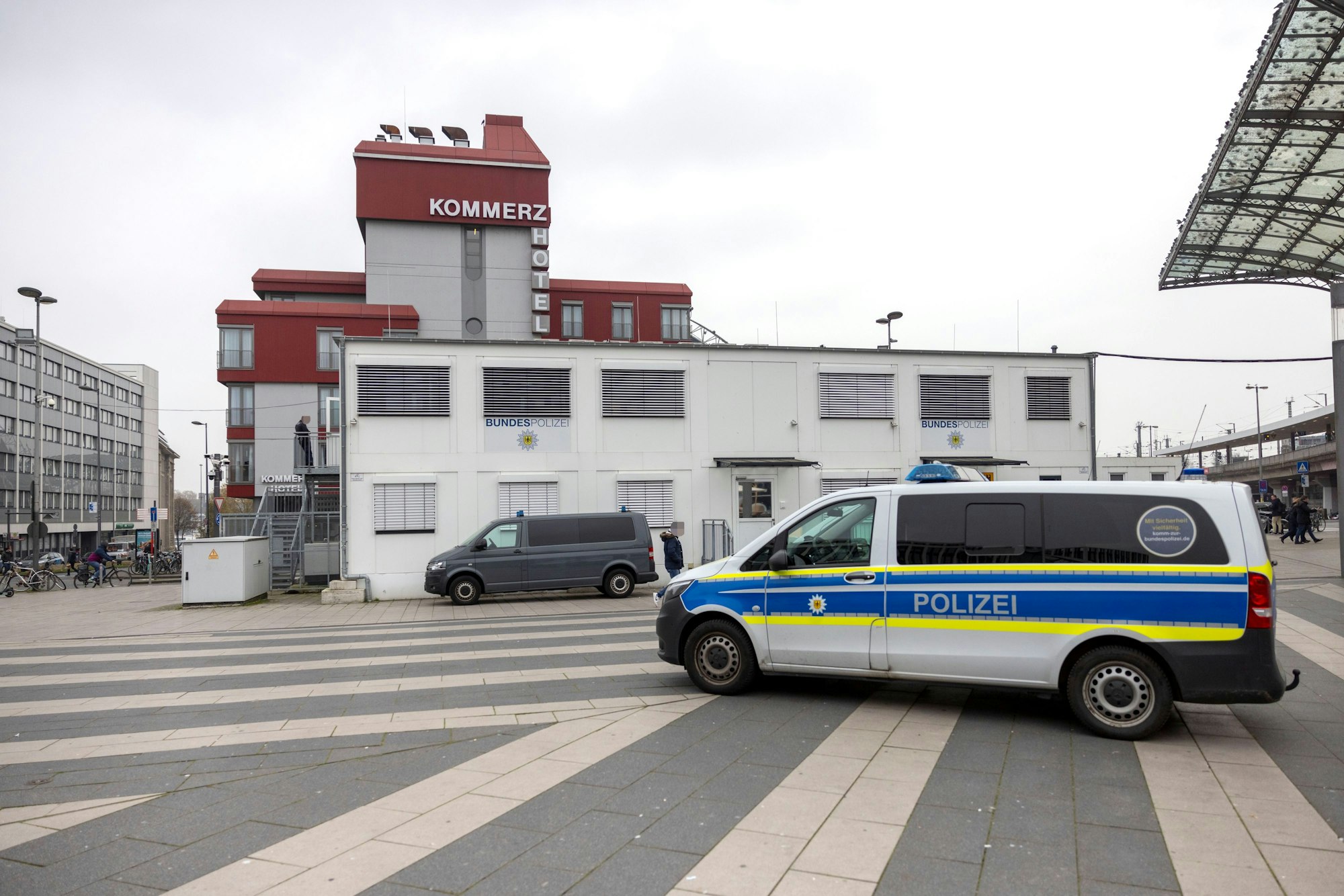 Die Container bleiben die nächsten Monate auf dem Breslauer Platz stehen.