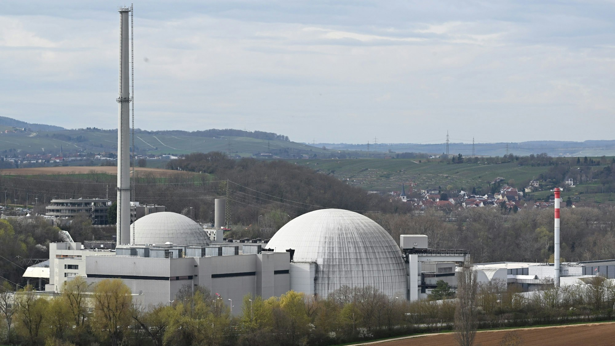 Das Atomkraftwerkwerk Neckarwestheim wurde am 15. April 2023 als letztes deutsches Atomkraftwerk abgeschaltet. (Archivbild)