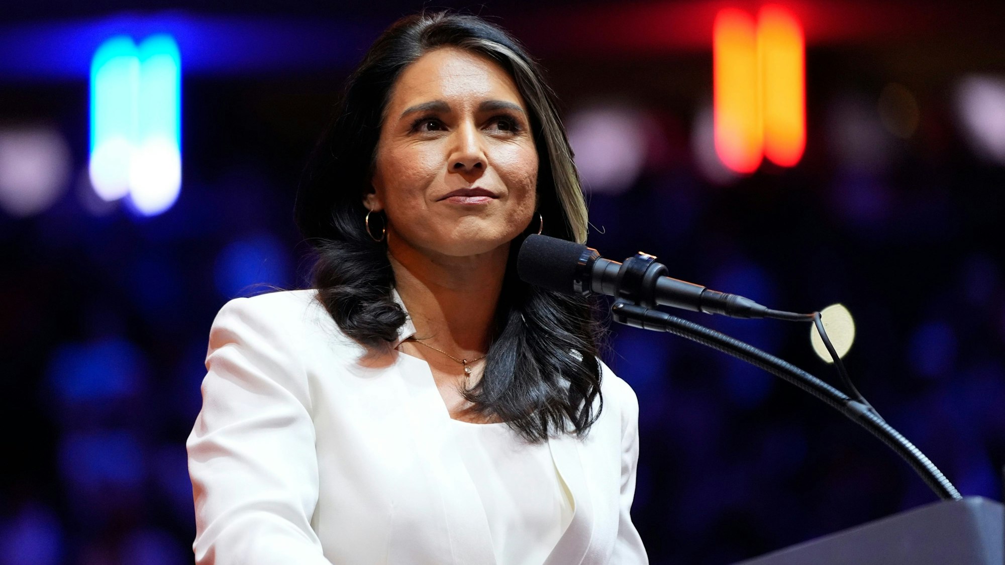 Tulsi Gabbard soll Geheimdienstchefin unter Donald Trump werden. Russische Staatsmedien sprechen von ihr als „unsere Freundin Tulsi“. (Archivbild)