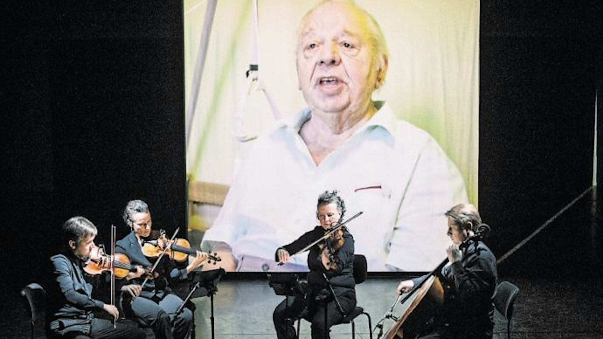 Beim Festival Acht Brücken spielte auch das Asasello Quartett.