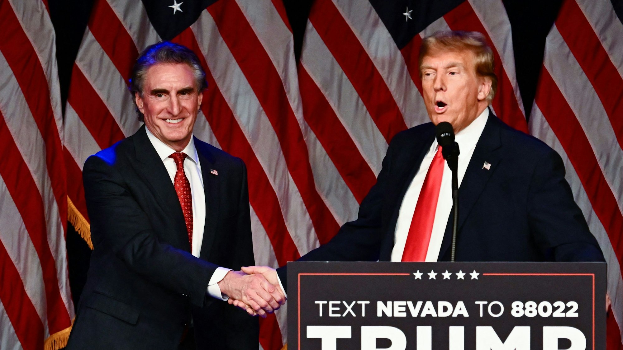 Doug Burgum soll Innenminister werden, wie Donald Trump am Donnerstag verkündete (Archivbild).