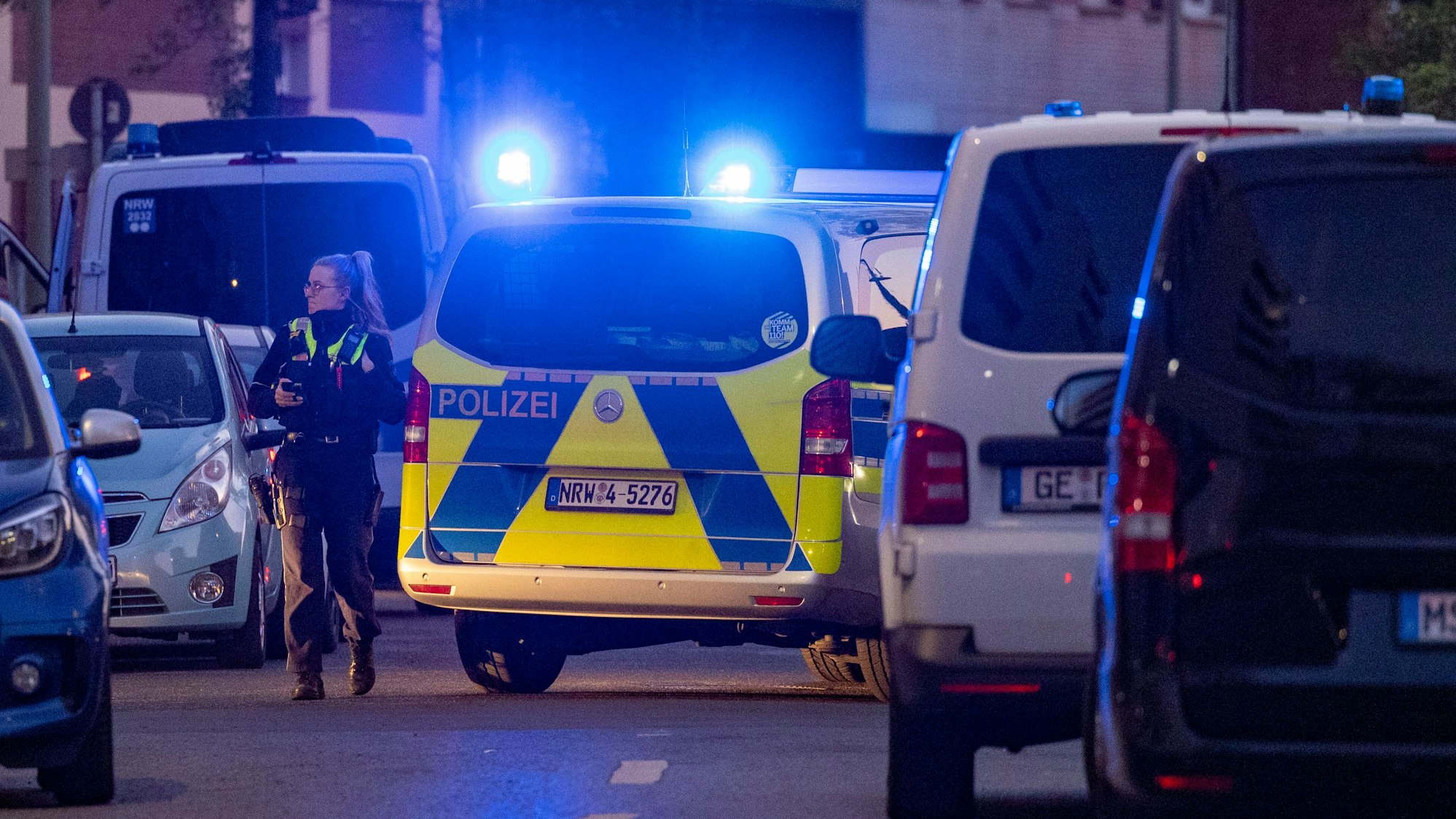 Polizeieinsatz gegen ein Schleusernetzwerk in NRW. (Symbolfoto)