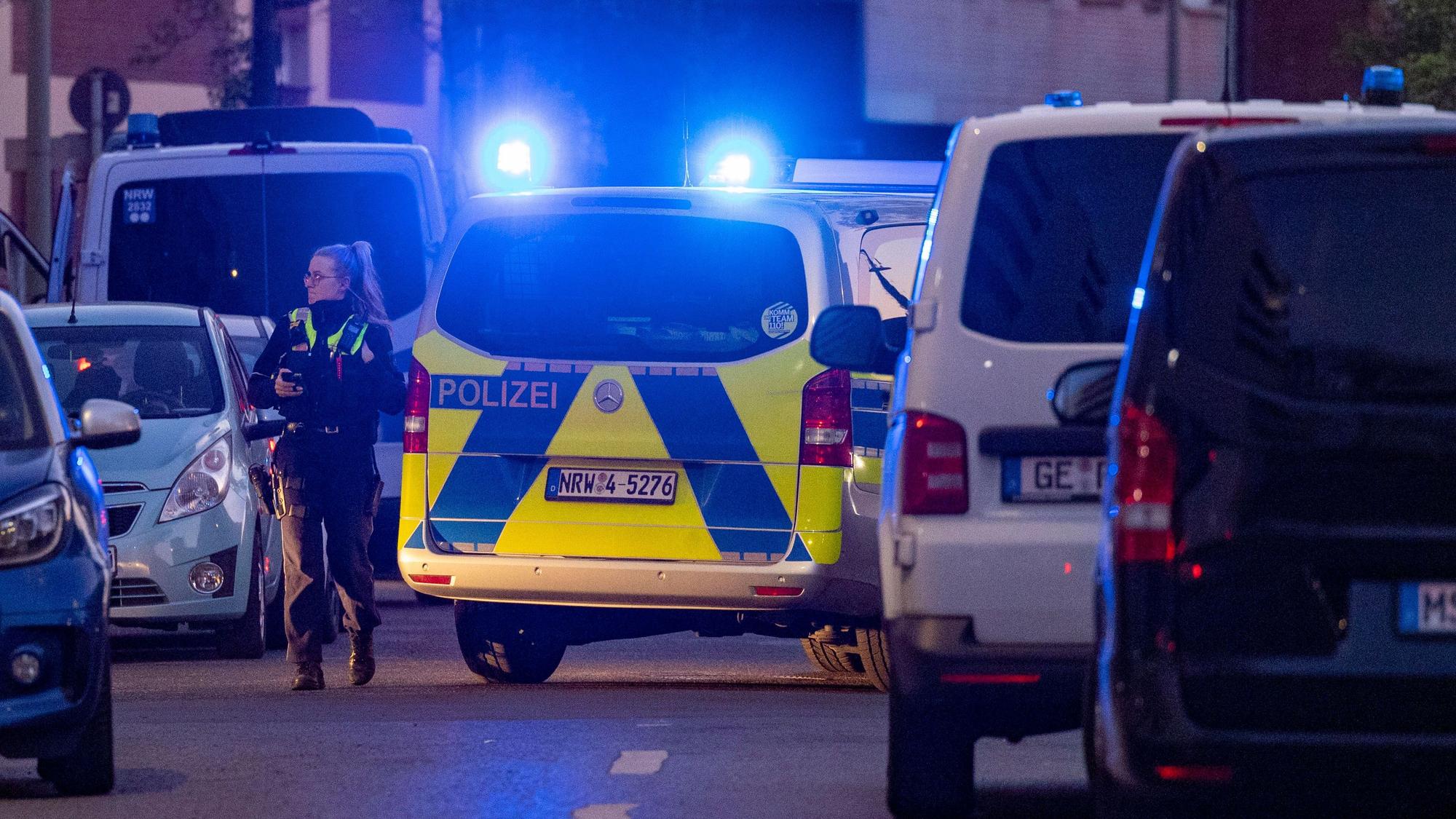 Polizeieinsatz in der Siegburger Innenstadt (Symbolfoto).