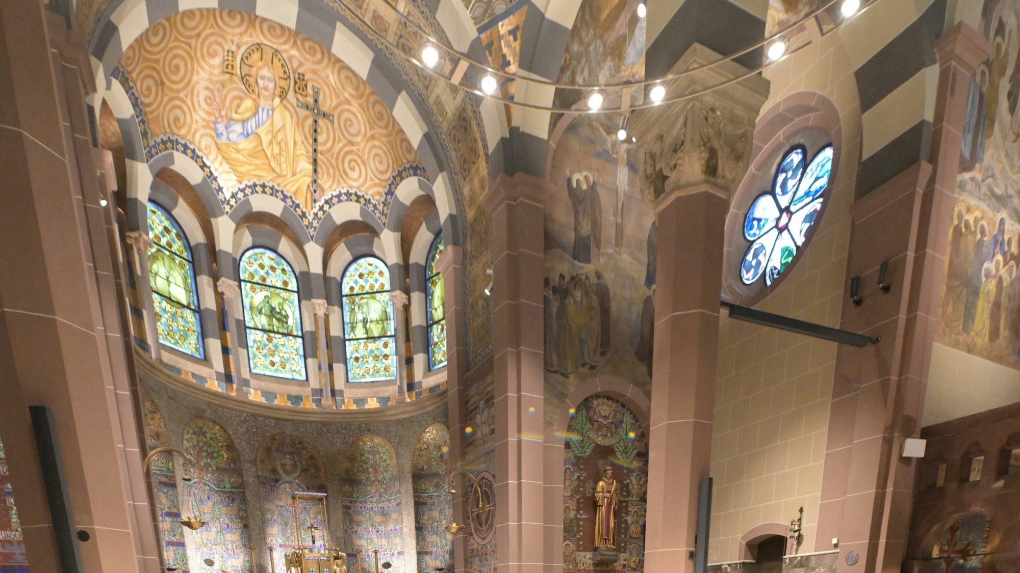 Das Kirchengewölbe von St. Laurentius