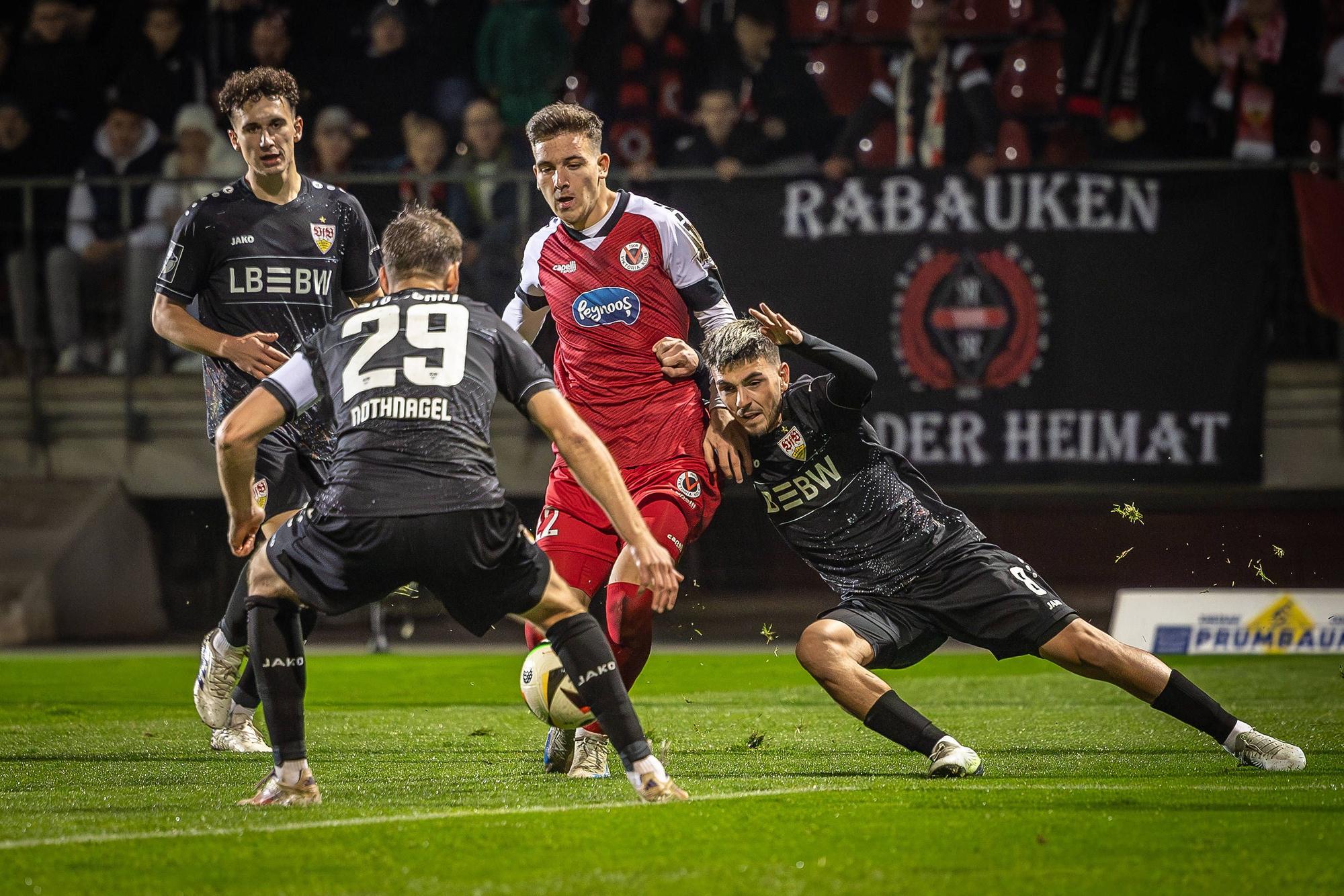 Starke Leistungen: Said El Mala überzeugt bei Drittligist FC Viktoria Köln.