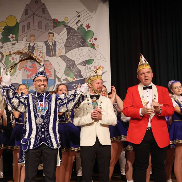 Prinzenproklamation bei der KG Morsbach mit Prinz Patrick I. aus dem Hause Paffenholz.