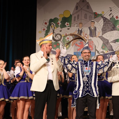Prinzenproklamation bei der KG Morsbach mit Prinz Patrick I. aus dem Hause Paffenholz.