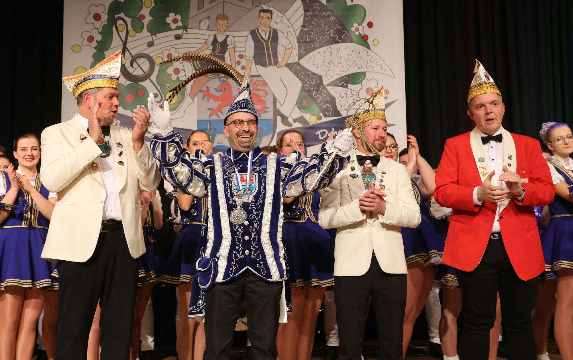 Prinzenproklamation bei der KG Morsbach mit Prinz Patrick I. aus dem Hause Paffenholz.