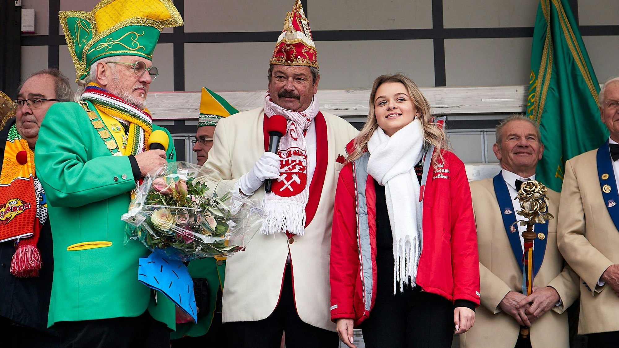 Das Bild zeigt die Verabschiedung von Pauline Gerhards.