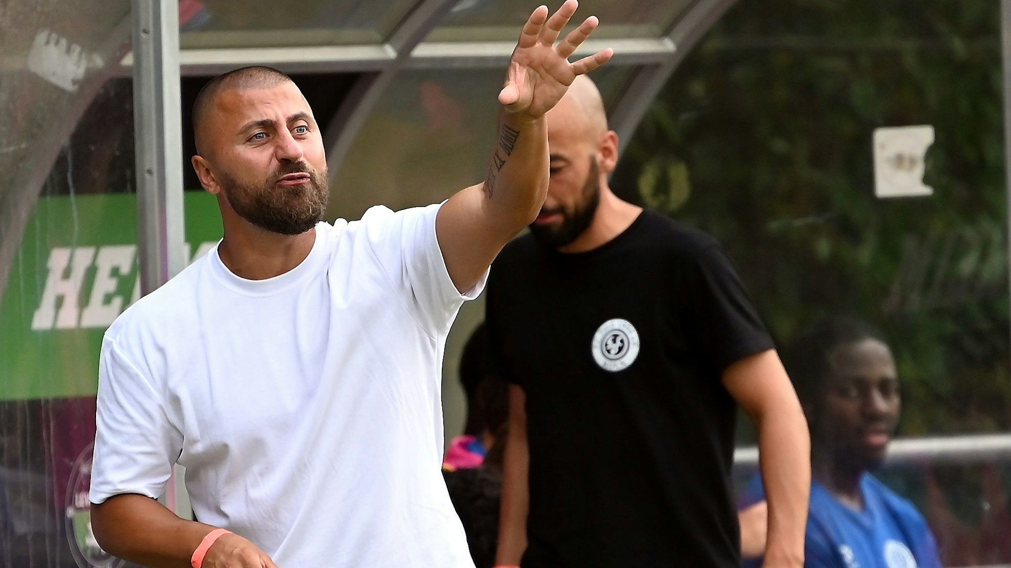 18.08.2024, Fussball-Pokal-FC Pesch-Deutz 05
TR: Abdullah Keseroglu (Pesch)
Foto: Uli Herhaus