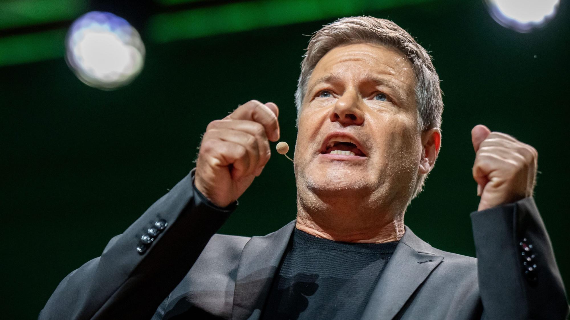Robert Habeck geht für die Grünen als Kanzlerkandidat in den Wahlkampf.
