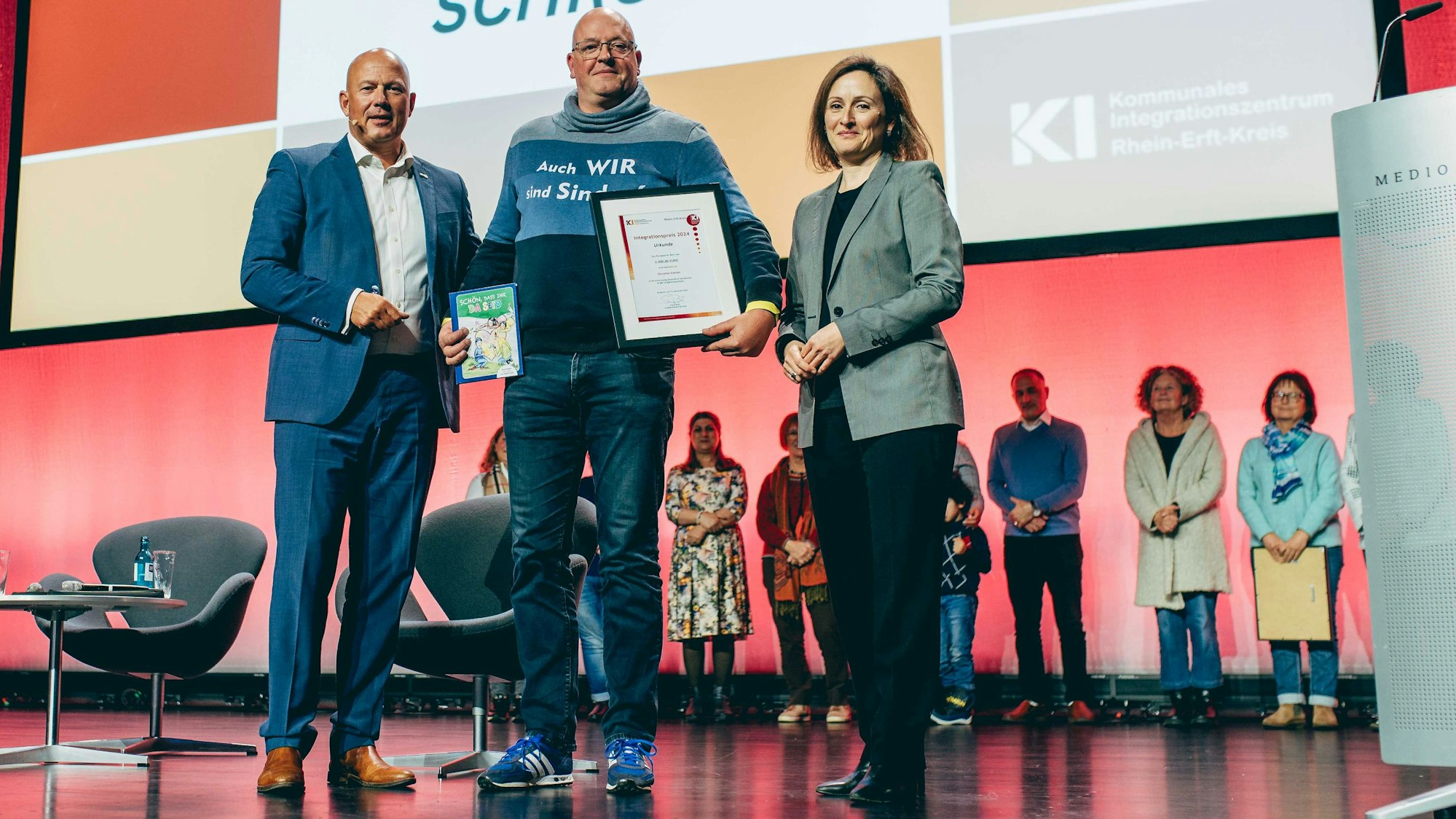 Christian Schröer wurde mit dem Integrationspreis der Rhein-Erft-Kreises ausgezeichnet.