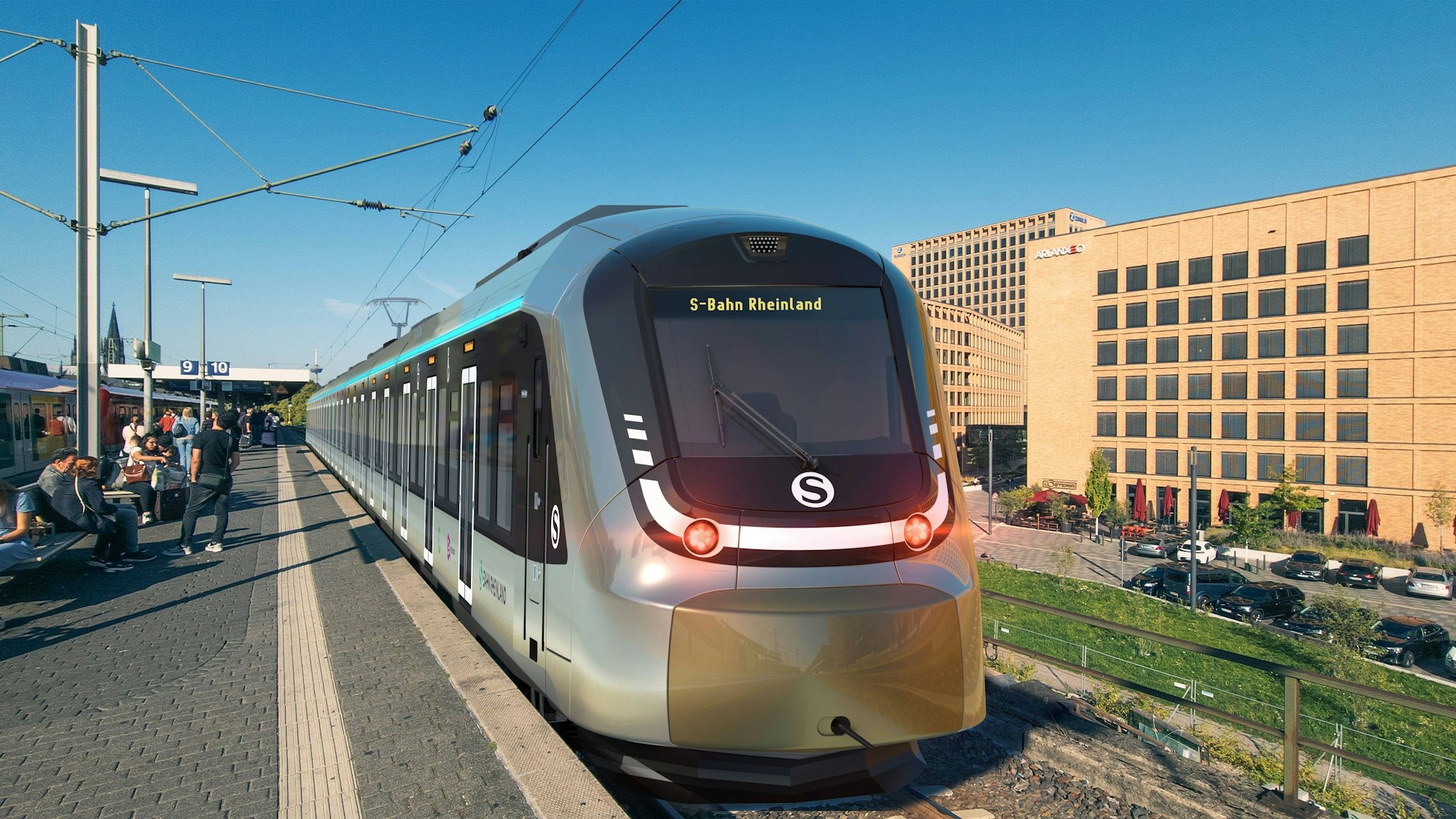 Neue S-Bahn in Köln-Deutz Simulation