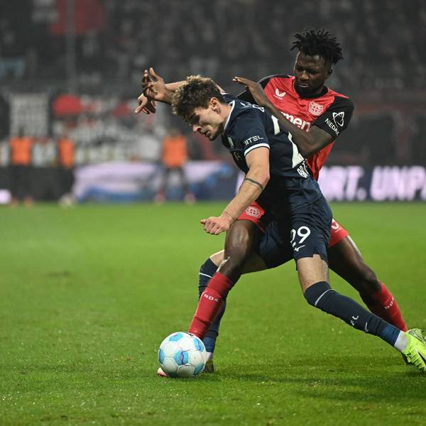 Angeschlagen: Bayer Leverkusen bangt um den Einsatz von Innenverteidiger Edmond Tapsoba.