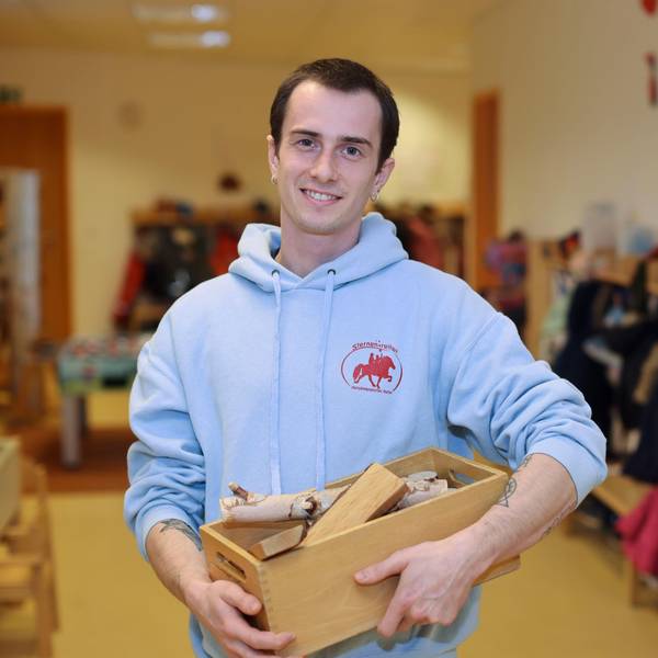 Peter Parnow arbeitet in der städtischen Kita in der Jesuitengasse in Weidenpesch.