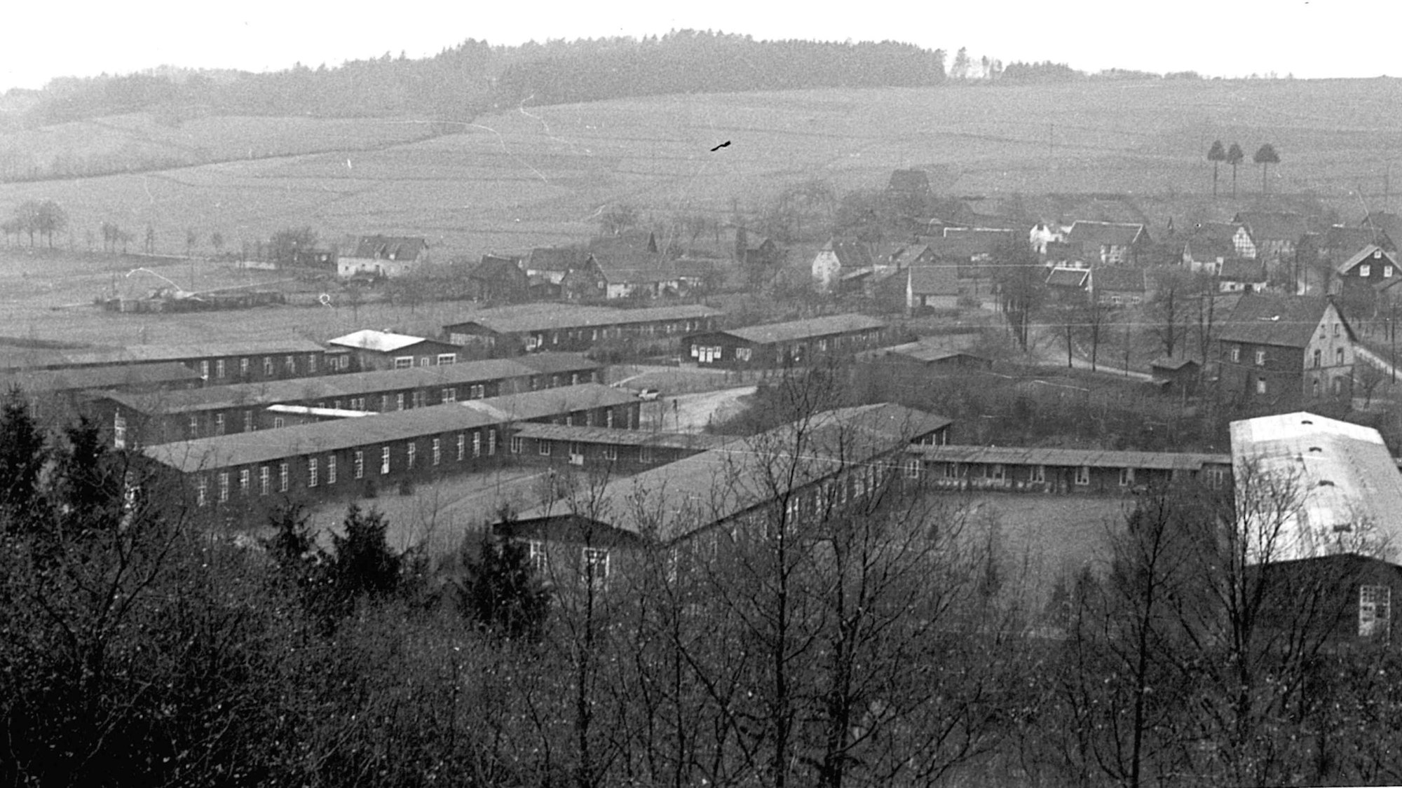 Das Foto zeigt die Klinik in Marienheide im Jahr 1950.