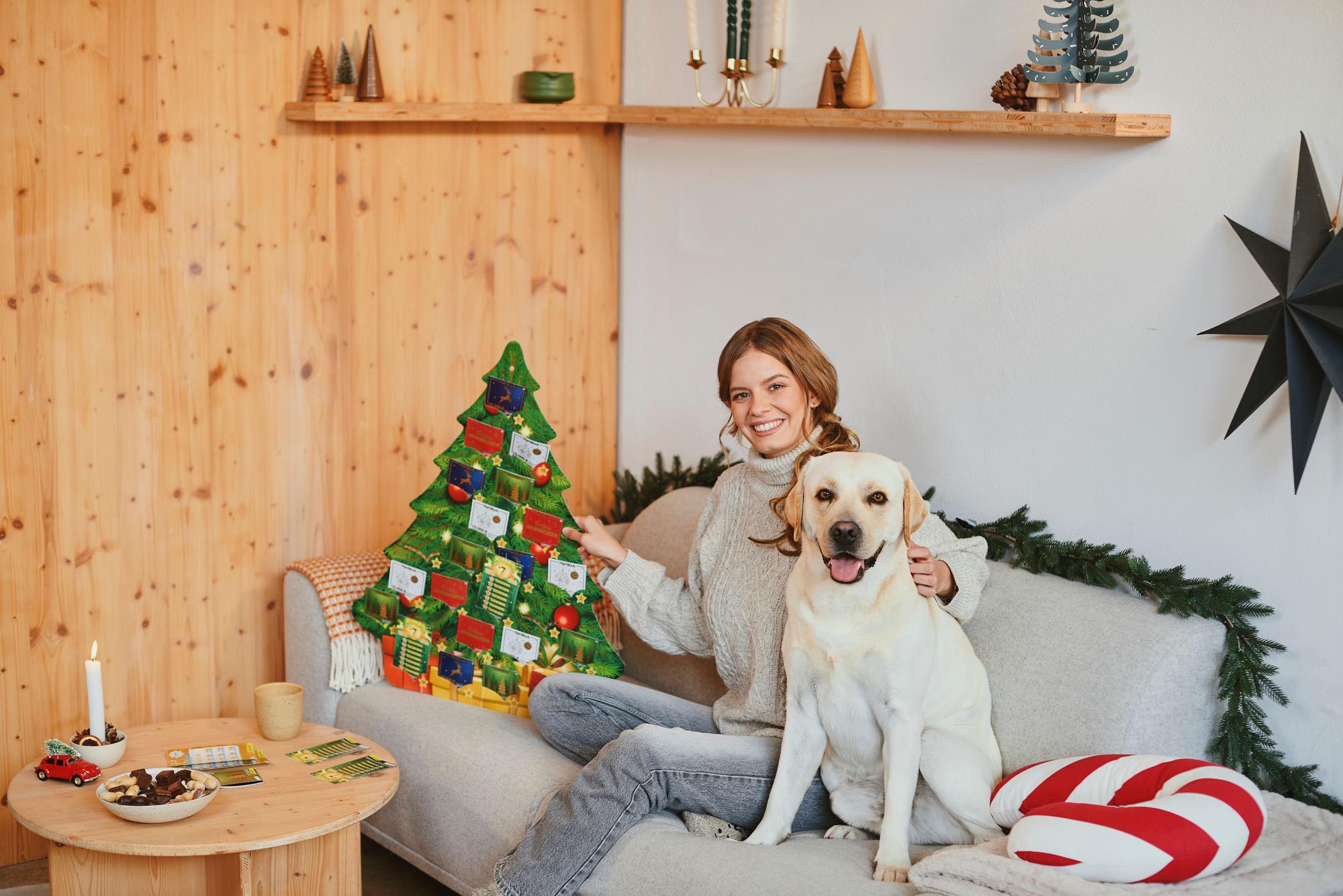 Bei den Rubbel-Adventskalendern sind unterschiedliche Motive verfügbar.